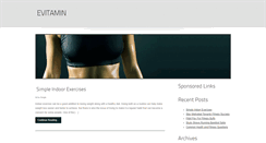 Desktop Screenshot of evitamin.com