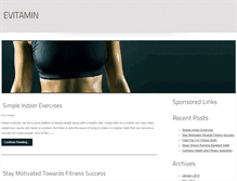 Tablet Screenshot of evitamin.com